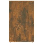 vidaXL Armoires à chaussures 2 Pièces Chêne fumé 52 5x30x50 cm