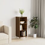 vidaXL Buffet chêne marron 34 5x32 5x90 cm bois d'ingénierie