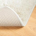 vidaXL Tapis ISTAN à poils longs aspect brillant crème 200x280 cm