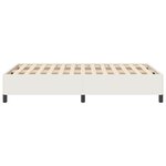 vidaXL Cadre de lit Crème 120x200 cm Tissu Côtelé