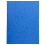 Chemise à lamelles et compresseur capacité 350 feuilles carte lustrée Bleu EXACOMPTA
