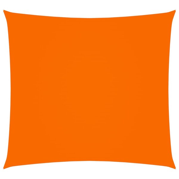 vidaXL Voile de parasol Tissu Oxford carré 3 6x3 6 m Orange