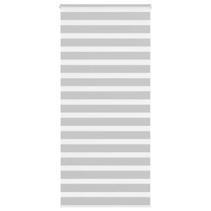 vidaXL Store zèbre gris clair largeur du tissu 110 9 cm polyester