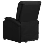 vidaXL Fauteuil Noir Similicuir