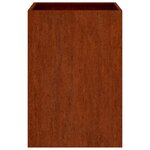 vidaXL Jardinière 42x38x75 cm acier corten