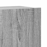 vidaXL Ensemble de meubles TV 4 Pièces Sonoma gris Bois d'ingénierie