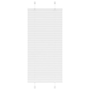 vidaXL Store plissé blanc 60x100 cm largeur du tissu 59 4 cm polyester