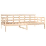 vidaXL Lit de jour sans matelas bois de pin massif 90x190 cm