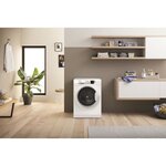 Lave-linge hublot hotpoint nsh843cwwfrn natis - 8 kg - 1400 trs/min - blanc