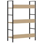 vidaXL Bibliothèque à 3 niveaux chêne 60x27 6x90 5cm bois d'ingénierie