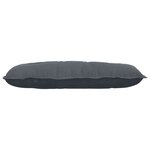 vidaXL Coussin de Dos Gris foncé 100 x 50 cm Tissu en velours côtelé