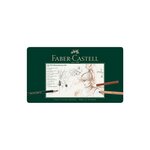 Set Pitt Monochrome boîte métal 33 pces FABER-CASTELL