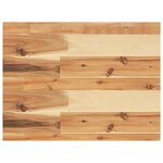 vidaXL Étagères flottantes 2 Pièces 60x30x4 cm acacia massif à l'huile