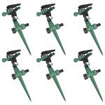 vidaXL Arroseurs à impulsion de jardin 6 Pièces