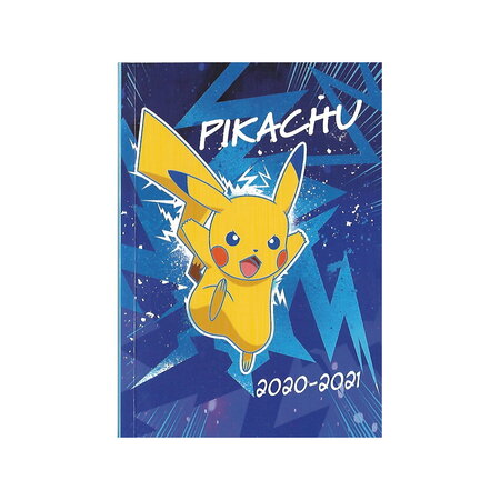 Agenda scolaire 2020-2021 - 17x12cm - français - pokemon pikachu 1