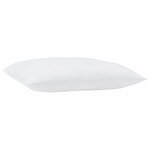 vidaXL Couette avec oreiller 3 Pièces Blanc 240 x 220 cm Microfibre