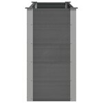 vidaXL Lit surélevé de jardin WPC 150x50x91 cm Gris