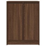 vidaXL Buffet chêne marron 57x34x76 cm bois d'ingénierie