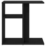 vidaXL Table d'appoint Chêne noir 50 x 30 x 50 cm Bois d'ingénierie