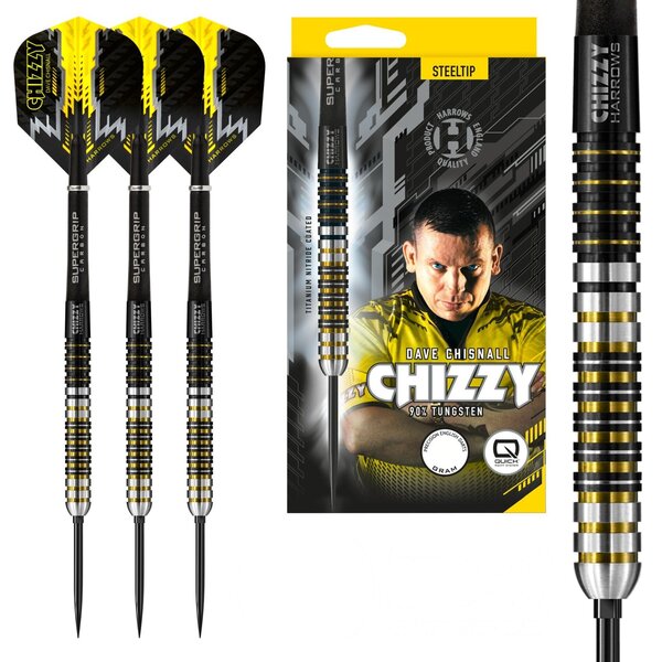 Fléchettes Chizzy 90   Quick Point pointe acier 23g