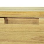 vidaXL Table basse 80x80x40 cm Teck massif
