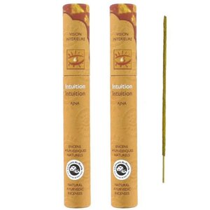 32 bâtonnets d'encens ayurvédique naturel - Intuition