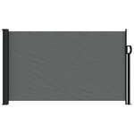 vidaXL Store latéral rétractable Anthracite 120 x 500 cm