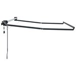 vidaXL Cadre de store rétractable électrique Anthracite 3 x 2 5 m