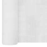 vidaXL Filet brise-vue Blanc 3 6x25 m PEHD 195 g/m²