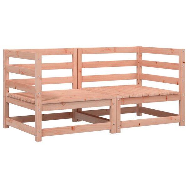 vidaXL Canapés d'angle de jardin 2 Pièces 70x70x67 cm bois massif douglas
