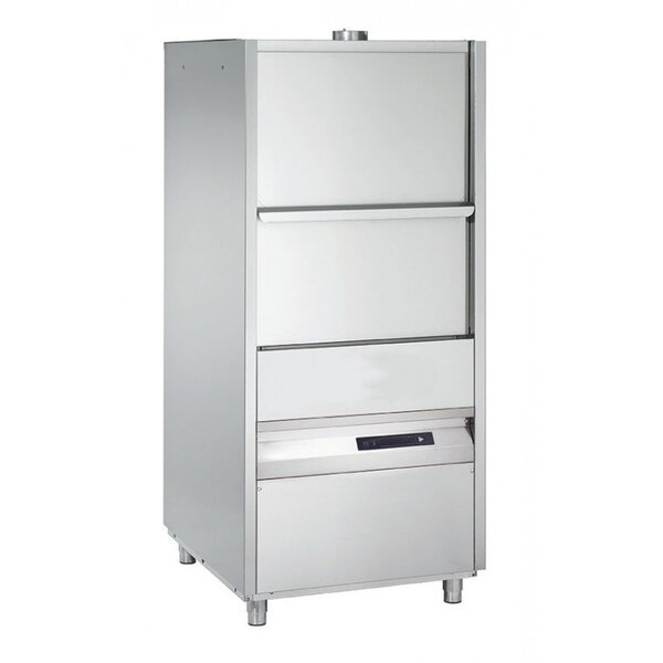 Lave-batterie 5565 prse avec break tank - hauteur utile 650 mm - combisteel -  - acier inoxydable 740x875x1905/2050mm