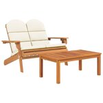 Ensemble de Salon de jardin meuble d'extérieur ensemble de mobilier adirondack 3 pièces bois acacia solide 02_0014212