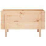 vidaXL Lit surélevé de jardin 101x50x57 cm bois de pin massif