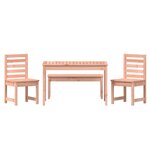 vidaXL Ensemble à manger de jardin 4 Pièces bois massif Douglas