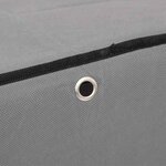 vidaXL Armoire à chaussures Gris 60x28x90 cm Tissu