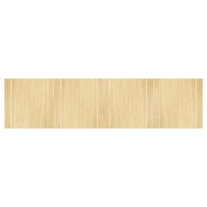vidaXL Tapis rectangulaire naturel clair 100x400 cm bambou