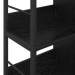 vidaXL Étagère Chêne noir 82 x 32 x 79 cm Bois d'ingénierie
