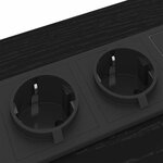 vidaXL Cabinet de chevet Chêne noir 30 x 48 x 61 cm Bois d'ingénierie