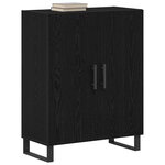 vidaXL Buffet Chêne noir 69 5 x 34 x 90 cm Bois d'ingénierie