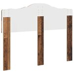 vidaXL Tête de lit Bois Ancien 120 cm Bois d'ingénierie