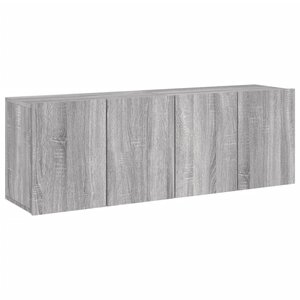 vidaXL Meubles TV muraux 2 Pièces sonoma gris 60x30x41 cm