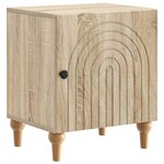 vidaXL Cabinet de chevet 2 Pièces Chêne Sonoma 43 x 34 5 x 50 cm