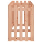 vidaXL Lit surélevé de jardin design de clôture bois douglas massif