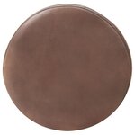 vidaXL Tabourets de bar lot de 2 marron cuir véritable