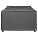 vidaXL Housses pour chaise longue 2 Pièces 12 œillets 205x75x40 cm PE