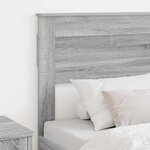 vidaXL Tête de lit Gris Sonoma 75 cm Bois d'ingénierie