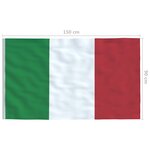 vidaXL Drapeau Italie 90x150 cm