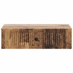 vidaXL Table d'appoint murale Bois ancien 59 x 34 5 x 17 cm
