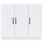 vidaXL Buffet Blanc 89 x 34 5 x 77 cm Bois d'ingénierie