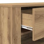 vidaXL Meuble TV Chêne artisanal 100 x 35 x 40 cm Bois d'ingénierie
